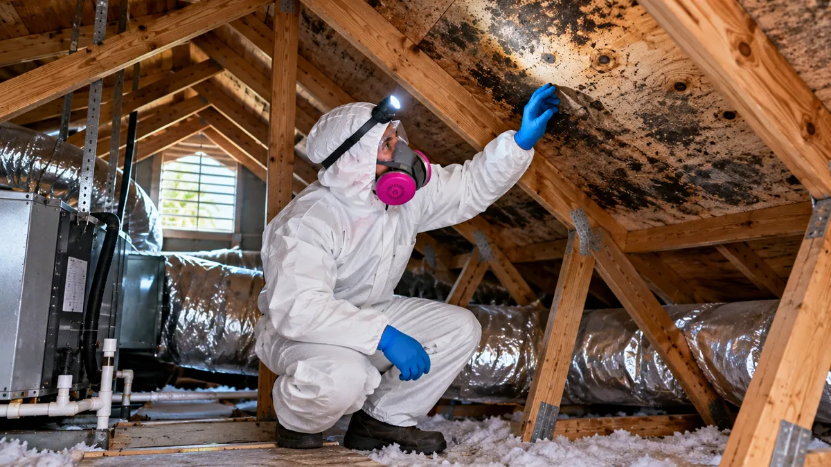 Attic Mold Removal in Belle Glade