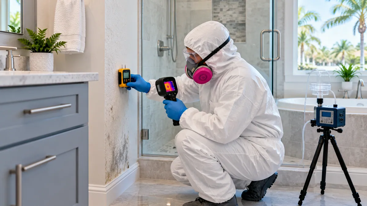 Mold Inspection and Testing in Belle Glade